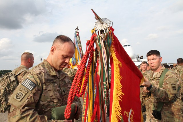 3rd BCT Paratroopers redeploy from Operation Inherent Resolve