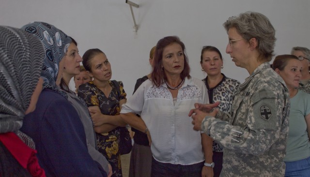 Soldiers assist communities through Women for Women workshops