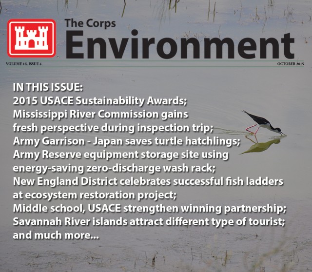 October issue of The Corps Environment