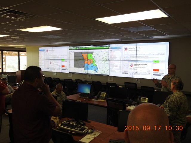 Emergency management team visits state counterpart