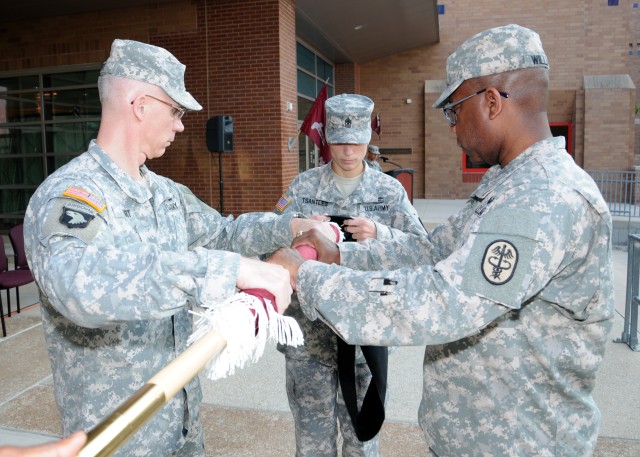 USADTRD Cases Colors, Becomes USAISR Directorate