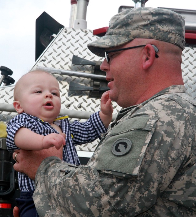 'The human thing to do': 1st TSC Soldier reunited with baby rescued in crash