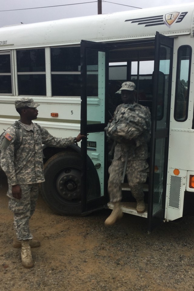 McCrady Training Center hosts S.C. and N.C. Guard Soldiers flood deployment
