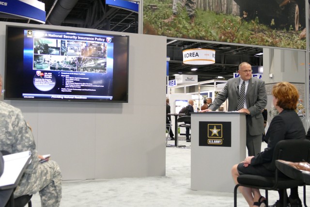 Organic Industrial Base center stage at AUSA Warrior's Corner.