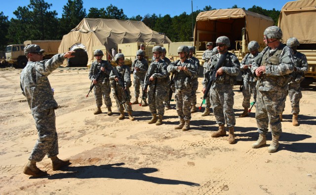Locals trade suits for Army boots