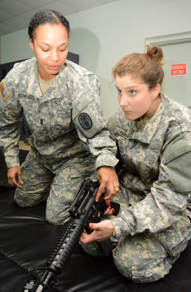 Locals trade suits for Army boots