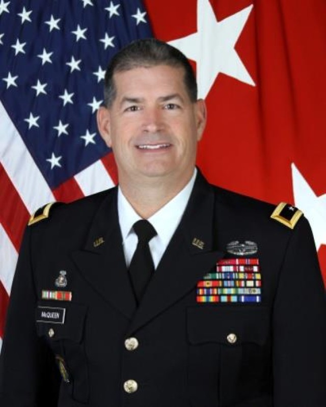 Maj. Gen. Mark T. McQueen Command Photo