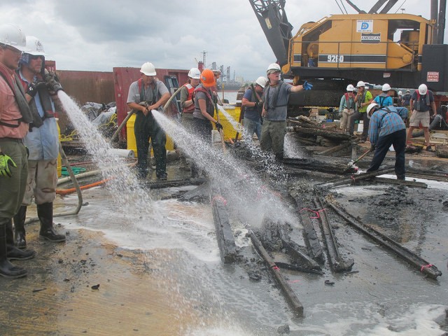 Mechanized recovery reveals more of CSS Georgia's gems