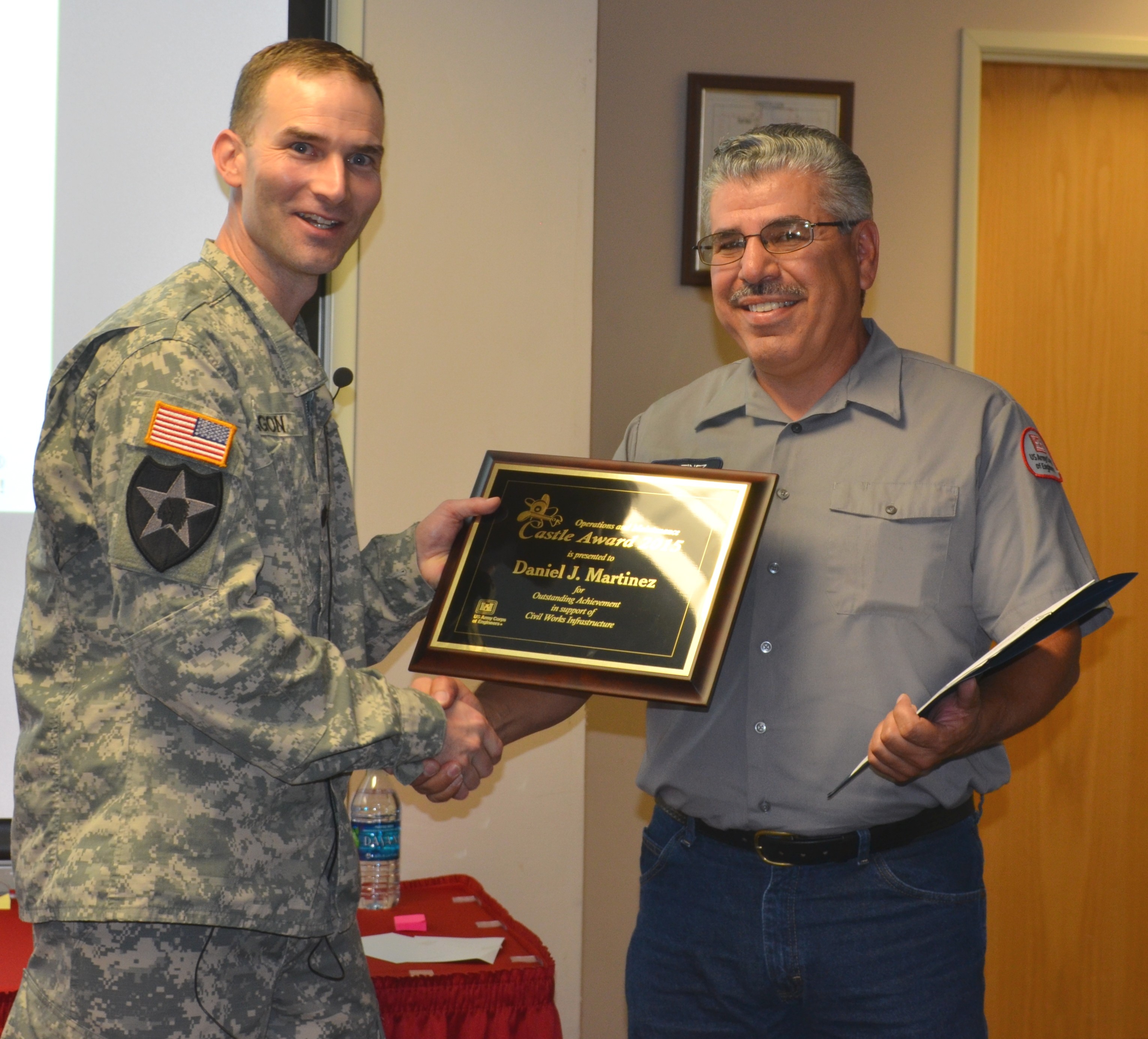 U S Army Corps of Engineers Albuquerque District Employee Recognized