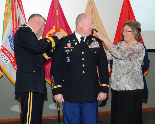 Army Reserve Detachment Leader promoted by JMC Commander