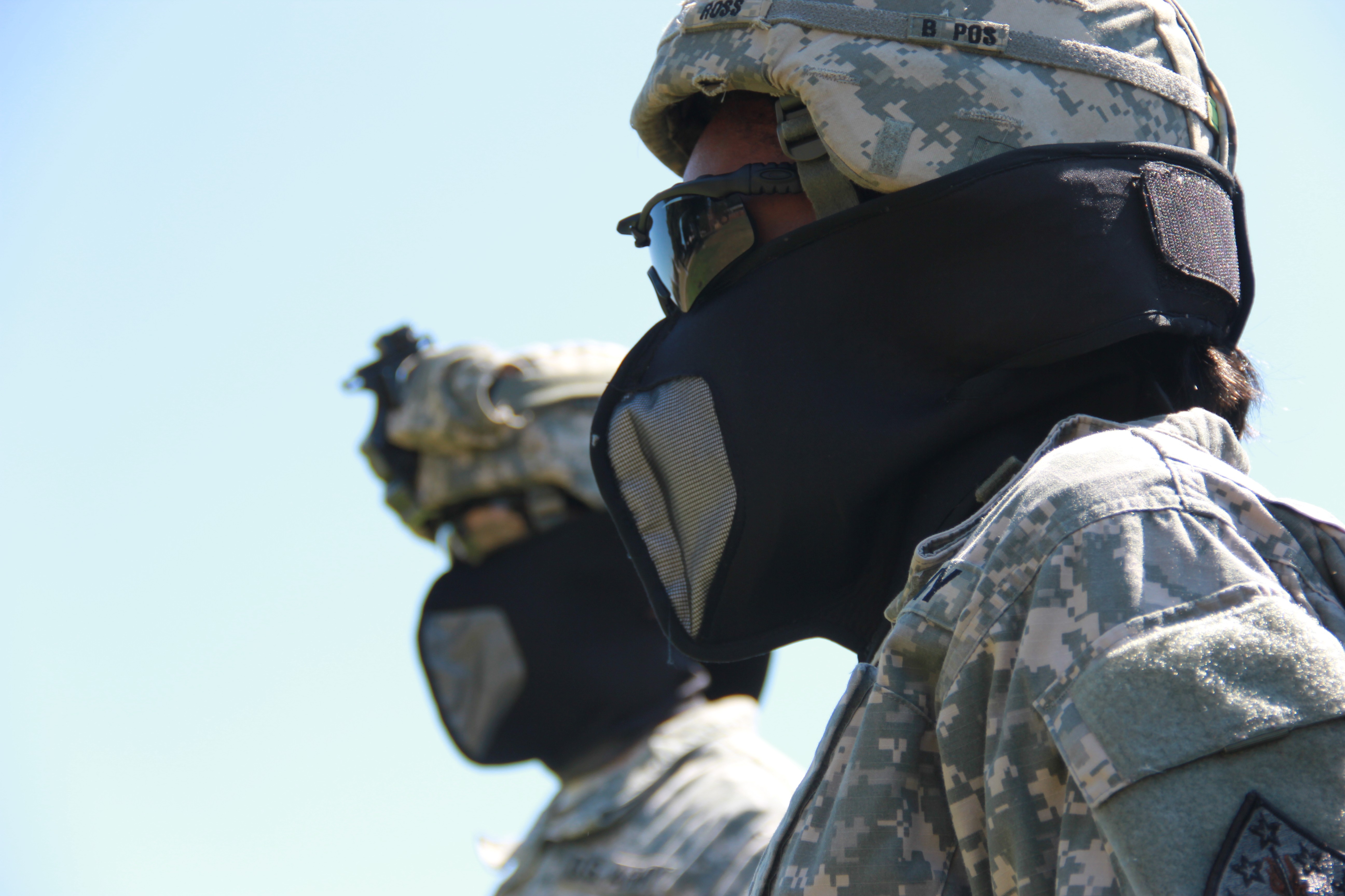 Us Army Berlin Brigade Veteran Unisex Neck Protective Mask Hanging Earplugs Windproof Headscarf 