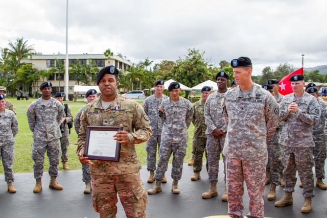 25th Infantry Division Soldier receives highest peacetime medal