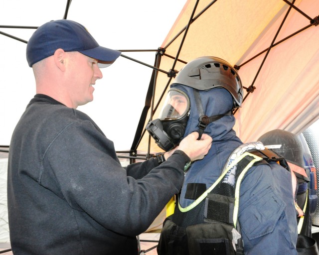 New York National Guard Civil Support Team trains at Fire Training Center