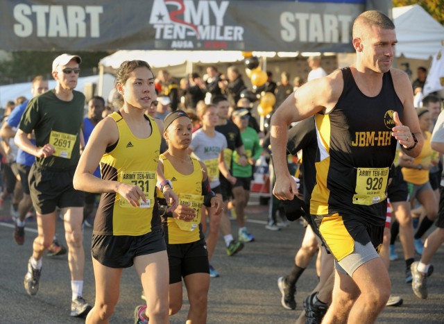 JBM-HH mixed masters team wins first place at Army Ten-Miler