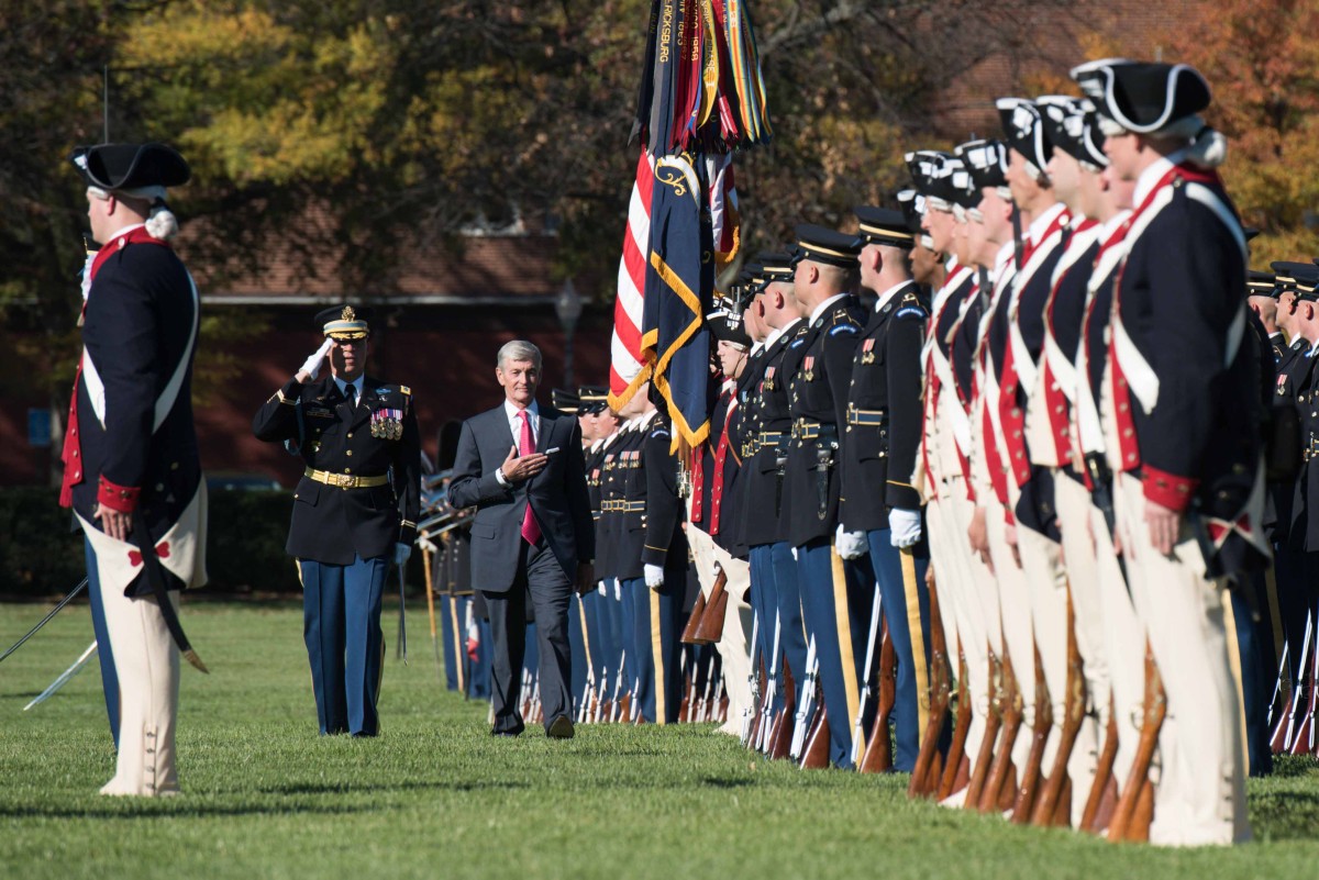 October 23, 2015 -- 21st Secretary of the Army Hon. John McHugh ...