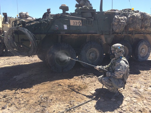 Chemical Soldiers Decon at NTC