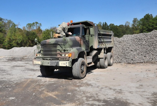 NC Guard 878th Engineer Company and Forward Support Company, 505th Engineer Battalion Deploy to Georgetown County SC supporting SC Guard flood operations