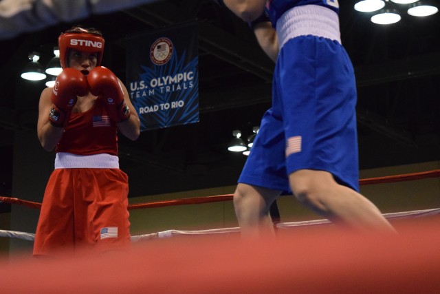 WCAP Spc. Alex Love at 2016 U.S. Olympic Boxing Trials