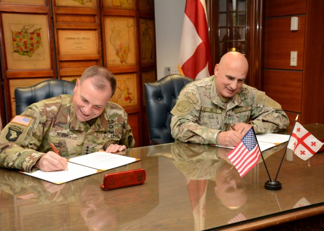 US, Georgia sign Memorandum of Partnership