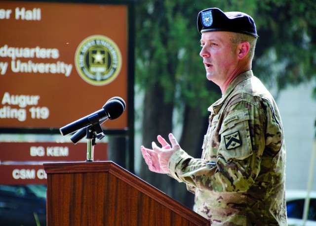 Army University brings more than just credit hours to table
