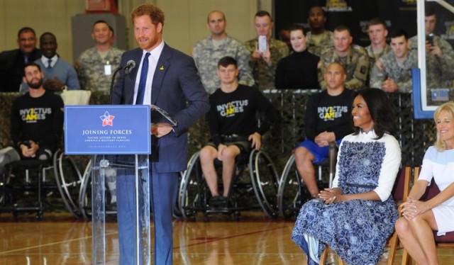 Wounded warriors, Prince Harry inspire each other