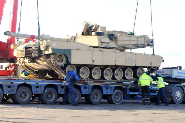 Equipment Arrives in Latvia by Train