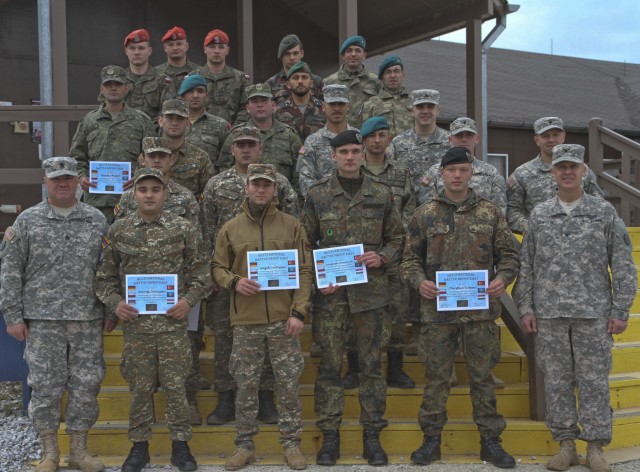 Polish, Hungarian troops named MNBG-E's top multinational soldiers