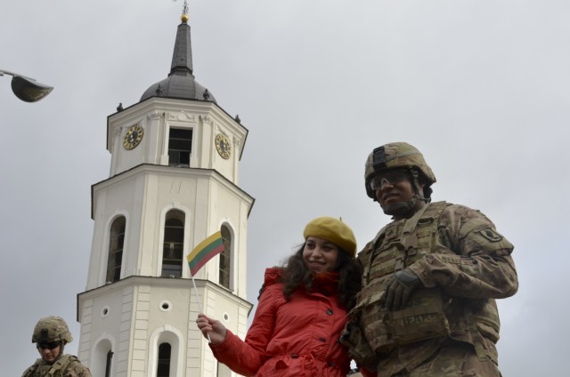 Lithuania-based Sky Soldiers convoy home