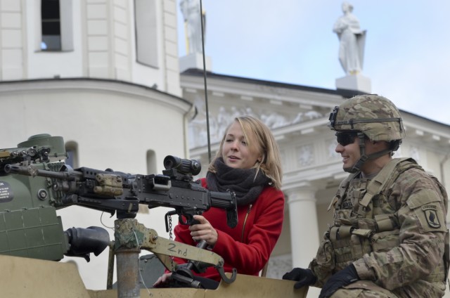 Lithuania-based Sky Soldiers convoy home