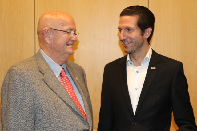 Former Chief of Staff of the Army meets with Norwich alumni in Wiesbaden