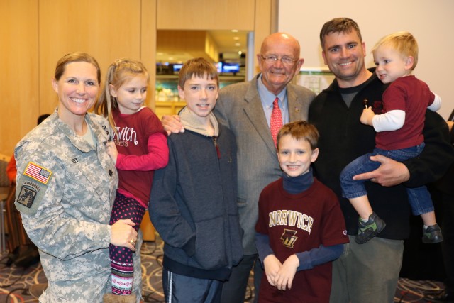 Former Chief of Staff of the Army meets with Norwich alumni in Wiesbaden