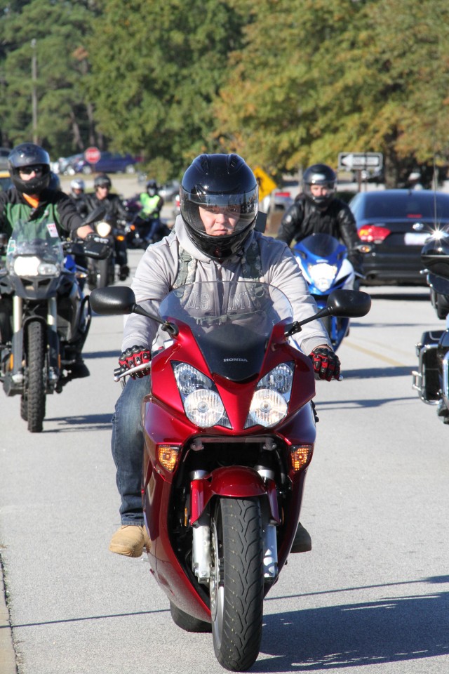 Ready to ride: First Team motorcycle riders hit the road