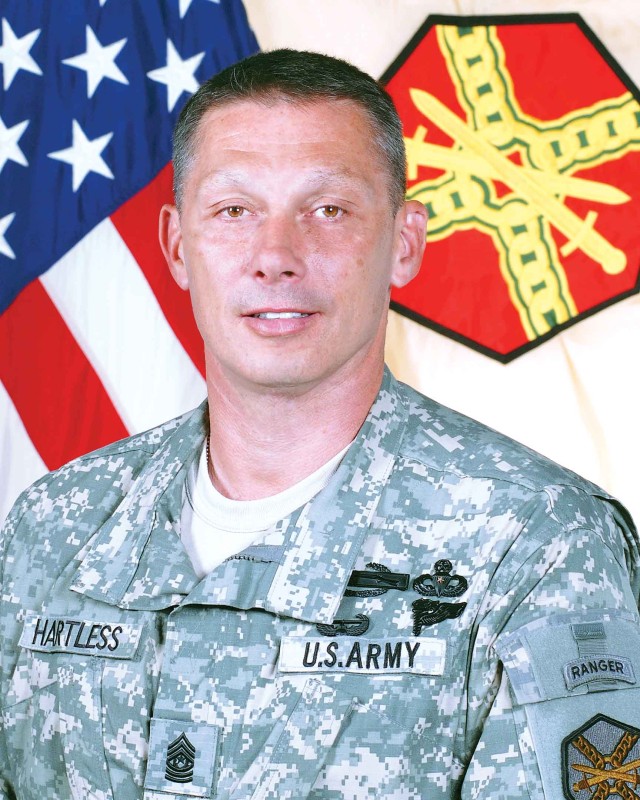 Command Sgt. Maj. Jeffrey S. Hartless