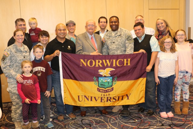 Former Chief of Staff of the Army meets with Norwich alumni in Wiesbaden