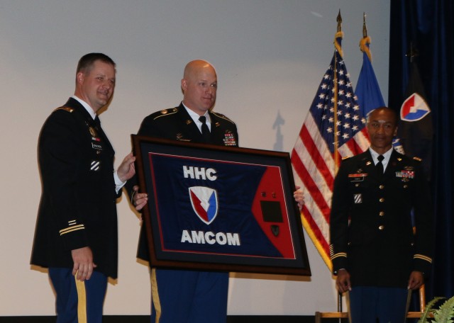 RETIRING FIRST SERGEANT THOMAS HONORED 