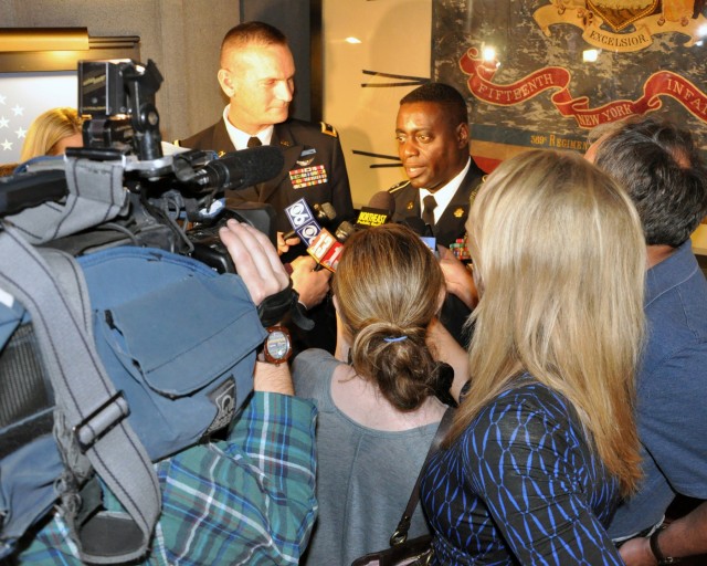 Henry Johnson Medal displayed in New York State Capitol