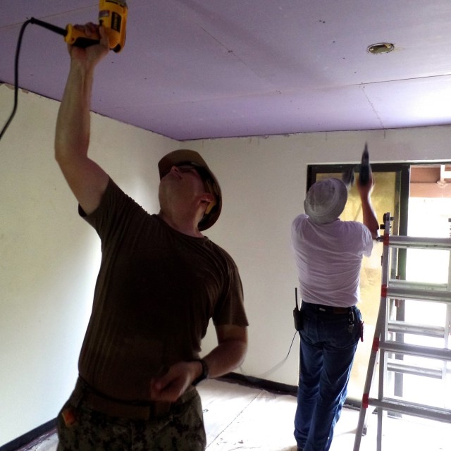 NMCB 1 Base housing Renovation on Marshall Islands