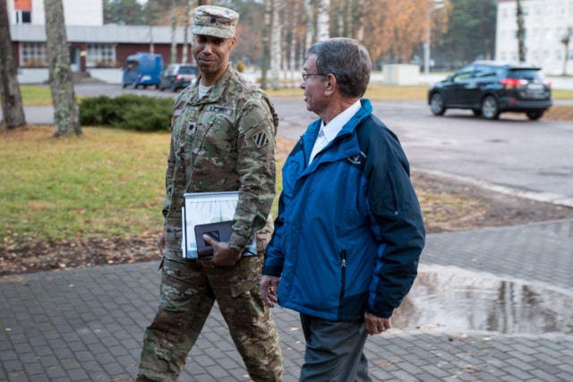 3rd Battalion, 69th Armor Regiment participates in staff delegation visit in Latvia