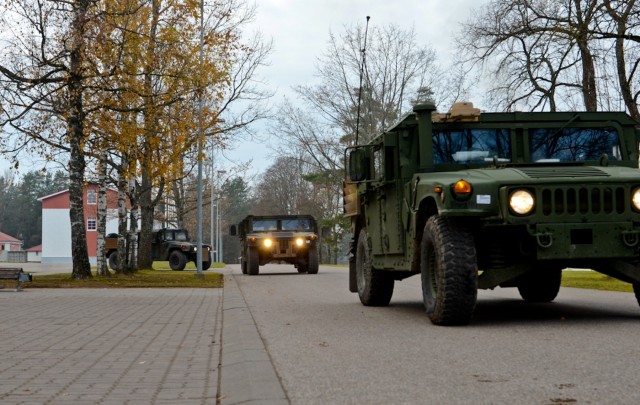 US Soldiers participate in Estonian security exercise