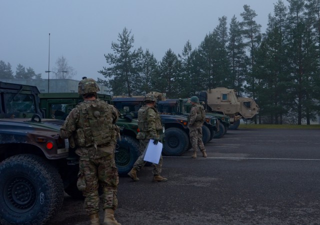 US Soldiers participate in Estonian security exercise