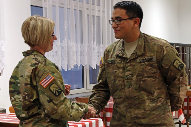 Operation Atlantic Resolve Leaders Visit Soldiers in Poland