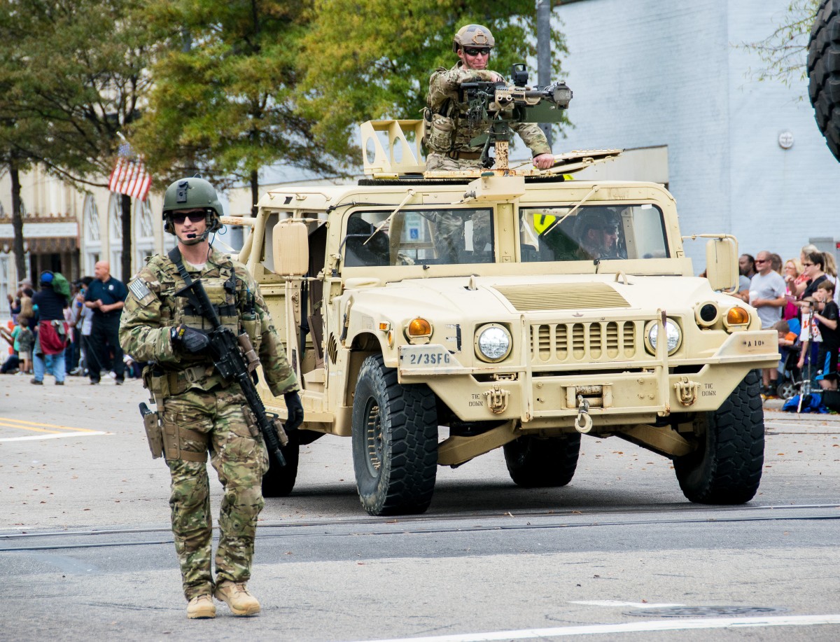 USASOC honors its legacy in Fayetteville Veteran's Day Parade Article