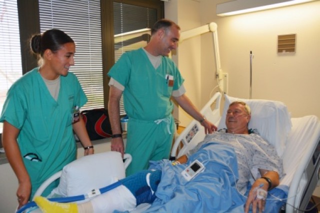 Nurse staff use Patient CaringTouch System to improve nursing practice environment