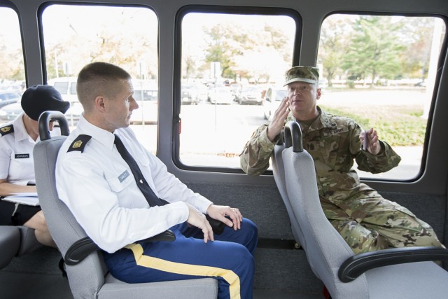 Sgt. Maj. of the Army Dailey visits joint base