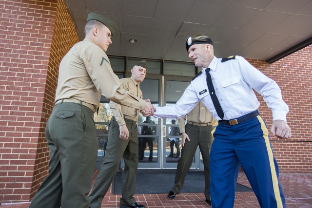 Sgt. Maj. of the Army Dailey visits joint base