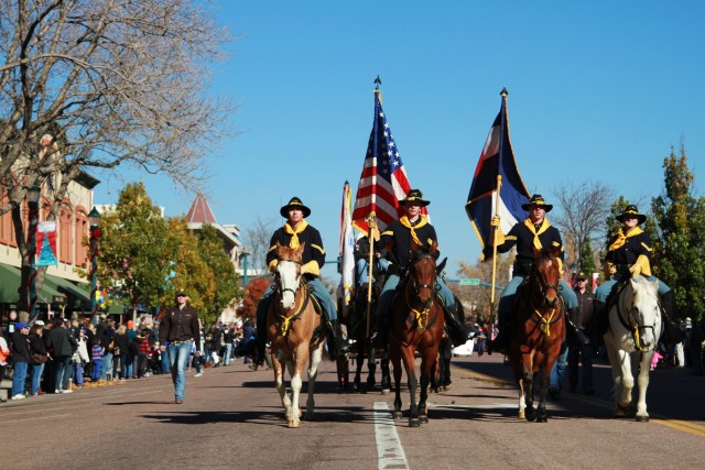 Parade honors military
