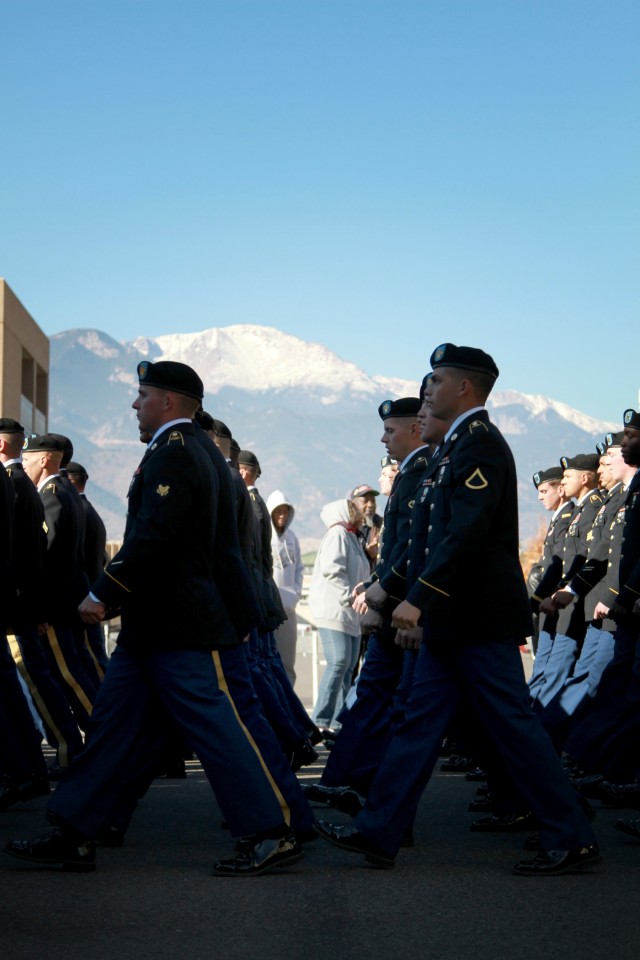 Parade honors military