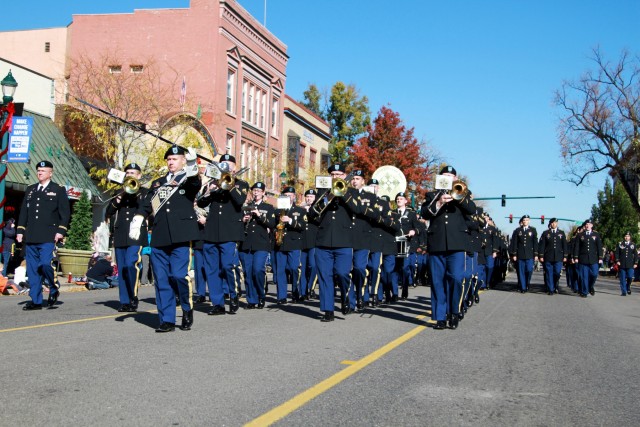 Parade honors military