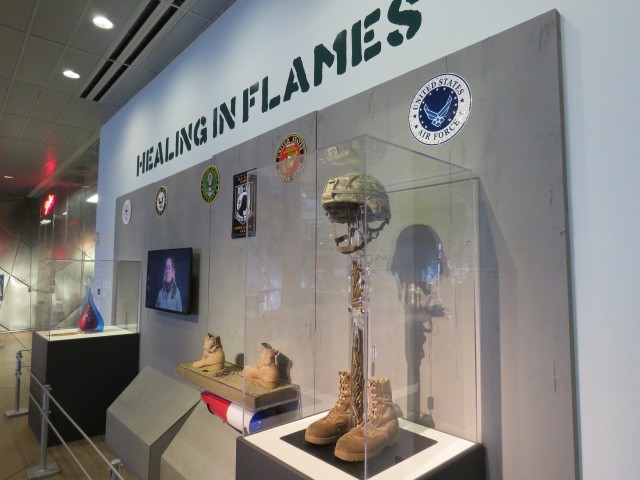 'Blood and tears' of war on display at Soldiers' first art exhibit