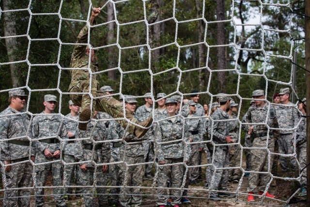 JROTC Cadets Train with Green Berets